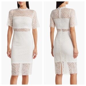 NWT Nordstrom Love X Design Lace Sheer Panel Dress XS